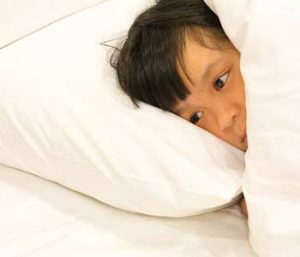 Girl suffering from Sleep Apnea