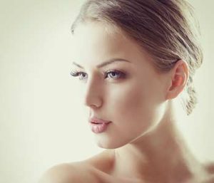 Beautiful young woman with clean skin