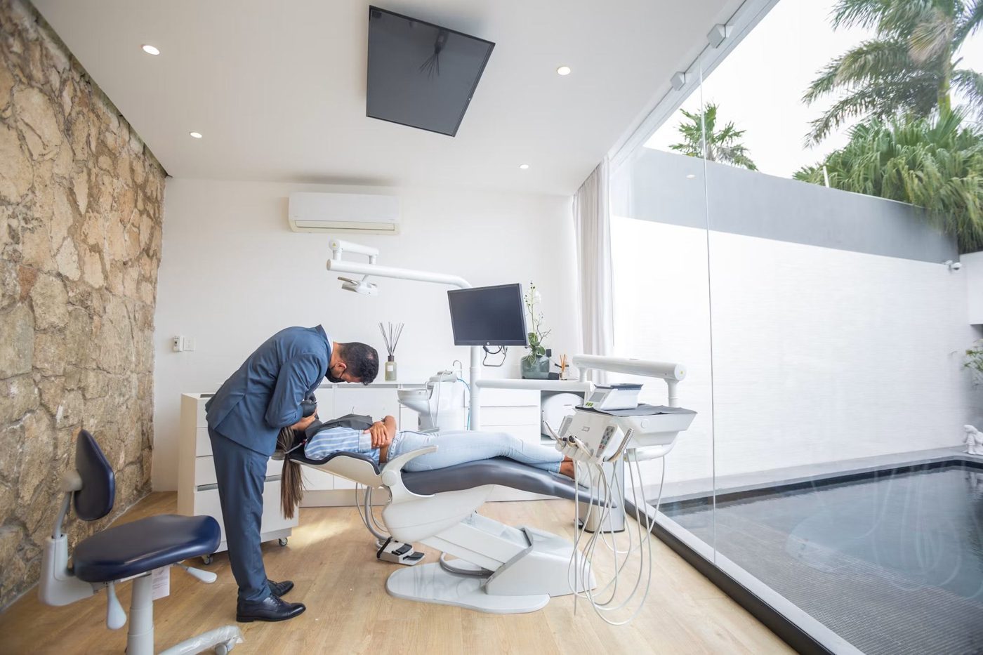 Treatment room at Virginia Biological Dentistry